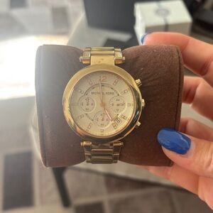 Michael Kors Gold Chronograph Women's Watch